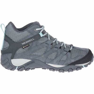 Merrell Alverstone Mid GORE-TEX® Vandringskängor Dam Grå (SE875390)